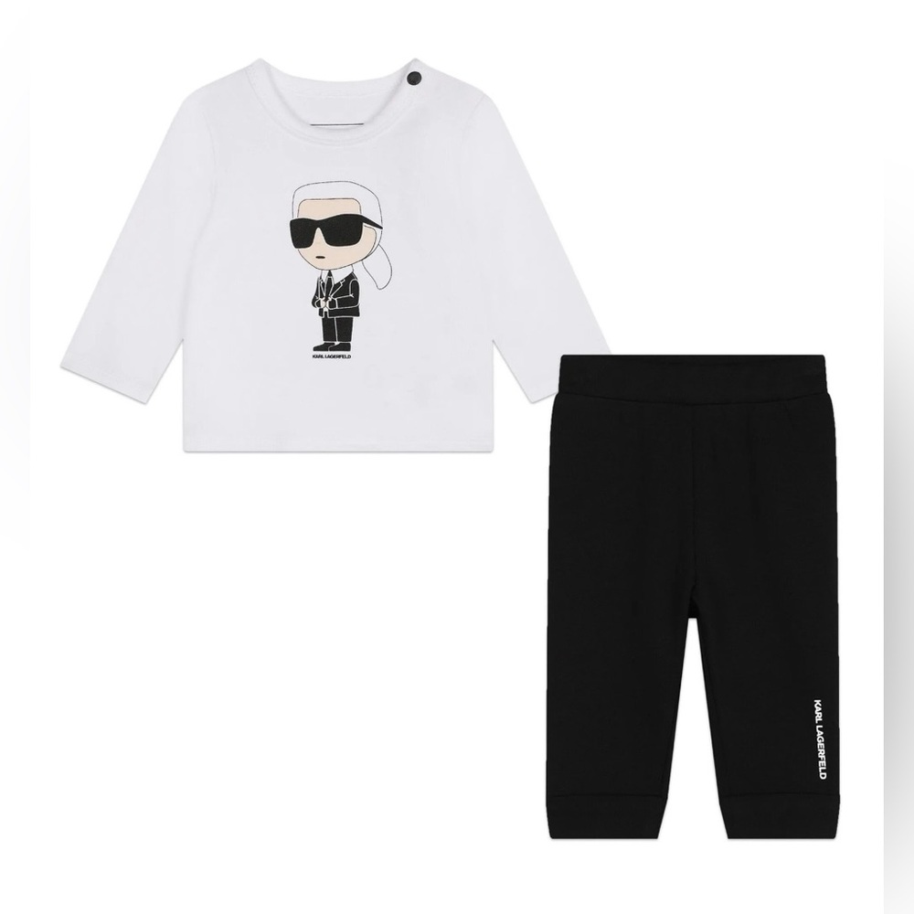 Karl Lagerfeld Kids T-shirt and leggings set